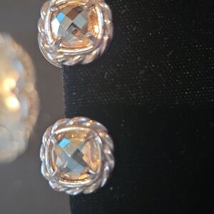 Brighton Silver and Gold-Toned Earrings